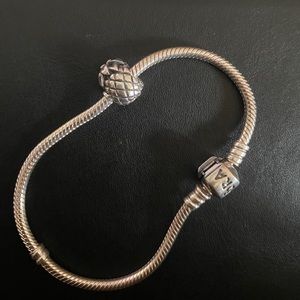 Pineapple Pandora Charm